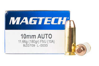 Magtech 10mm auto features a full metal jacket bullet